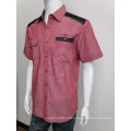 Men's cotton slubbed fabric casual shirt